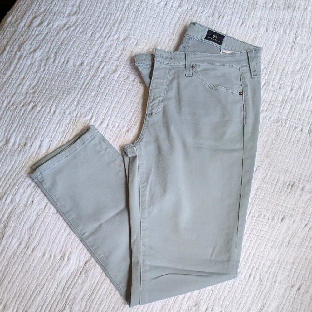 AG Adriano Goldschmied Light Gray Chinos